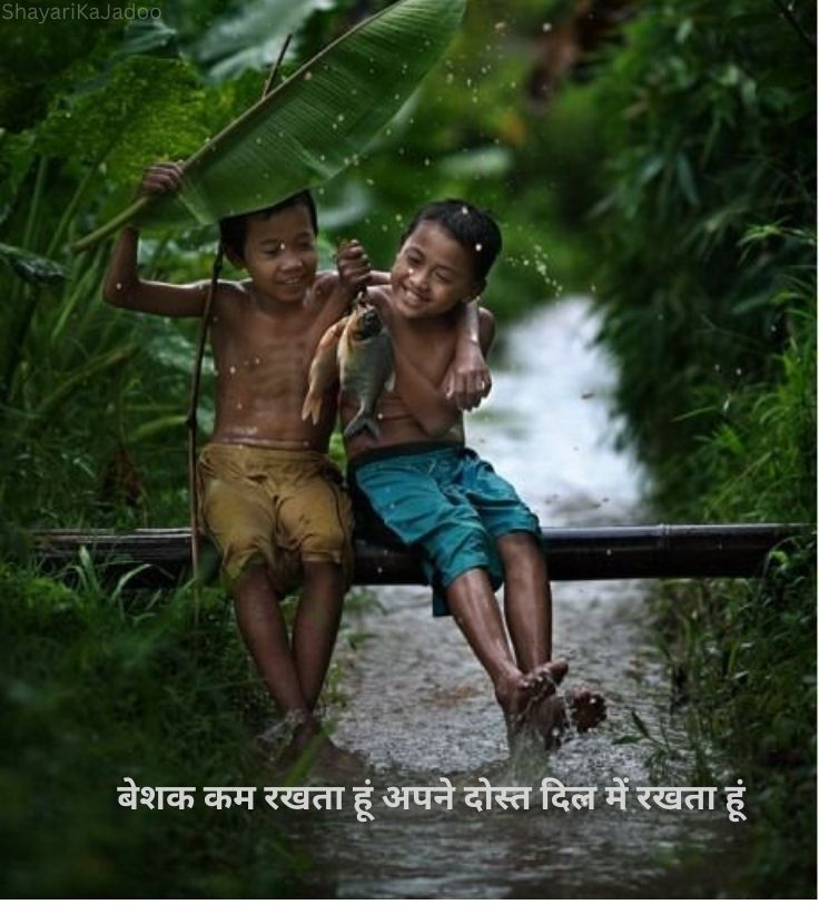 Best Hindi Dosti Shayari Image - True Friendship Quote