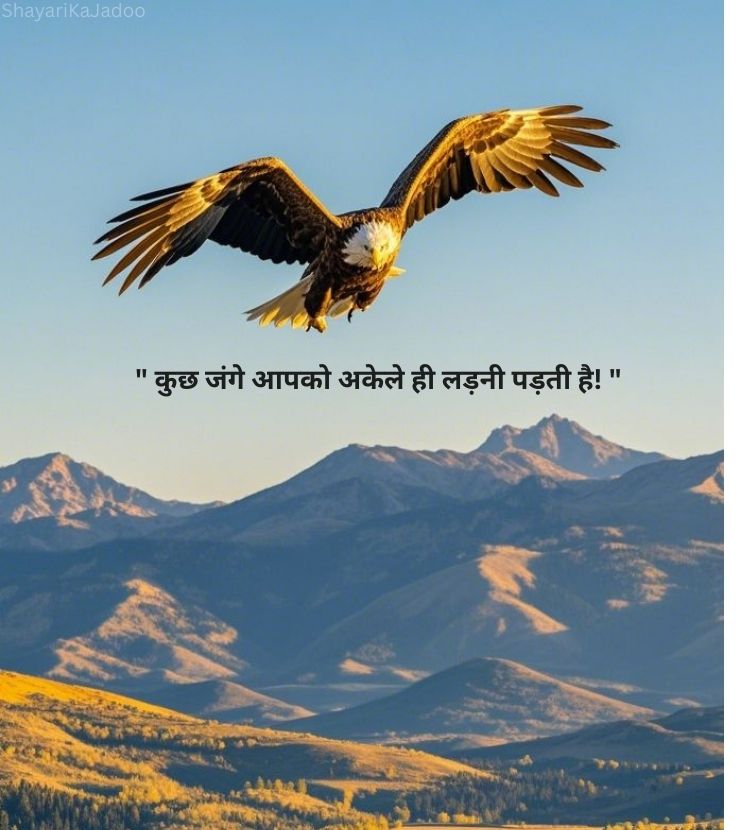 Motivational Shayari in Hindi - Success Quote Image